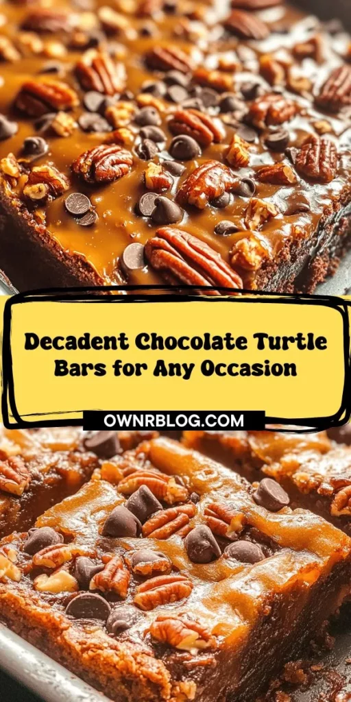 Indulge in the deliciousness of homemade chocolate turtle bars, a treat that perfectly blends rich chocolate, gooey caramel, and crunchy pecans. This simple, step-by-step guide makes it easy for anyone to create this decadent dessert at home, ideal for family gatherings, holidays, or a cozy night in. Discover the importance of quality ingredients and tips to personalize the bars to suit different dietary preferences. Get ready to impress your loved ones with this irresistible delight that will have everyone coming back for seconds!