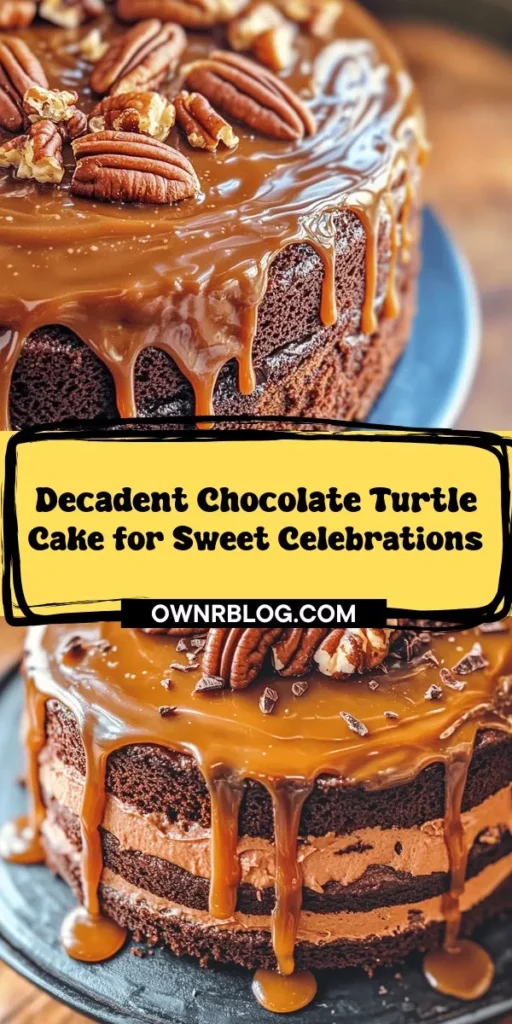 Indulge your senses with this Decadent Chocolate Turtle Cake, a perfect treat for any celebration! Layered with rich chocolate cake, gooey caramel, and crunchy pecans, this dessert is a showstopper that will have everyone asking for seconds. In this detailed guide, learn about the essential ingredients and preparation steps to craft this heavenly cake from scratch. From making the moist chocolate layers to preparing the luscious chocolate frosting, every step is designed to help you create a mouthwatering masterpiece. Elevate your baking game and impress your guests with this irresistible delight!