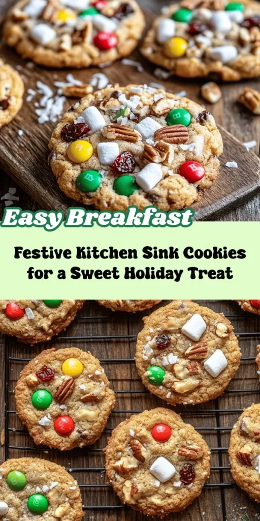 Create a festive atmosphere this holiday season with Kitchen Sink Christmas Cookies! These versatile treats are perfect for family gatherings, allowing you to mix and match your favorite ingredients like chocolate chips, nuts, and dried fruits. Enjoy the delightful aromas of cinnamon and nutmeg while crafting these delicious cookies that cater to every palate. They’re a wonderful way to use up pantry leftovers and embrace holiday creativity. Whether you’re hosting a party or gifting treats, these cookies will surely be a hit. Dive into the joy of baking and share sweet moments with loved ones!