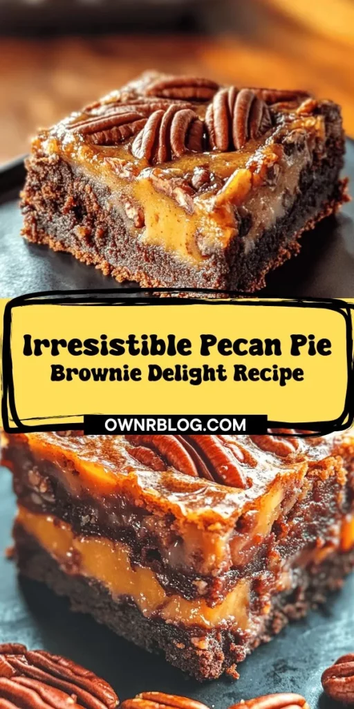 Indulge in the ultimate dessert experience with this Pecan Pie Brownie Delight recipe! Combining rich, fudgy brownies with a sweet, caramel-like pecan pie topping, this delectable treat is perfect for any occasion—from holiday gatherings to cozy weekend get-togethers. Easy to make and a true crowd-pleaser, your friends and family will be lining up for seconds. Gather your ingredients and follow the step-by-step instructions to create a stunning dessert that boasts a delightful contrast of flavors and textures. Get ready to impress with this mouthwatering combination of two beloved treats!