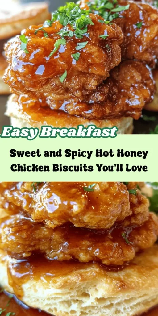 Discover a mouthwatering twist on comfort food with this Hot Honey Chicken Biscuits recipe! This modern classic features crispy, juicy chicken nestled between warm, flaky biscuits, all drizzled with a sweet and spicy hot honey sauce. Perfect for breakfast, lunch, or dinner, this dish harmonizes flavors and textures for a satisfying meal everyone will love. With tips on marinating chicken, making the ideal hot honey, and baking fluffy biscuits, you’ll create a culinary masterpiece that’s sure to impress. Get ready to elevate your dining experience with this delightful fusion!