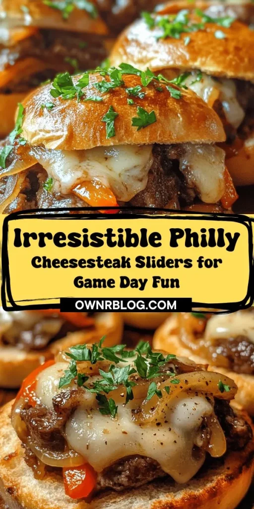 Looking for a crowd-pleasing dish that's packed with flavor? Try these Philly Cheesesteak Sliders that bring the taste of Philadelphia to your kitchen! Perfect for game day, family dinners, or casual gatherings, these bite-sized delights are made with tender ribeye steak, sautéed veggies, and gooey provolone cheese. They're quick to prepare - ready in just 30 minutes - and incredibly versatile as appetizers or main dishes. Explore the rich history of the cheesesteak and discover tips for making the best sliders. Ideal for entertaining or a fun family meal, these sliders are sure to impress!