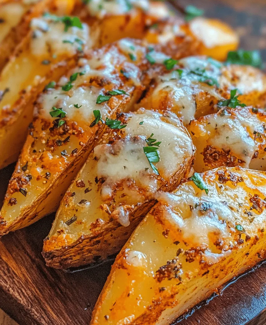 To create the best baked garlic Parmesan potato wedges, it’s essential to understand the role of each ingredient. Here’s a closer look at what makes this dish so special: