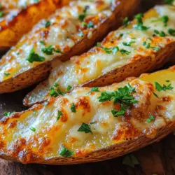 To create the best baked garlic Parmesan potato wedges, it’s essential to understand the role of each ingredient. Here’s a closer look at what makes this dish so special: