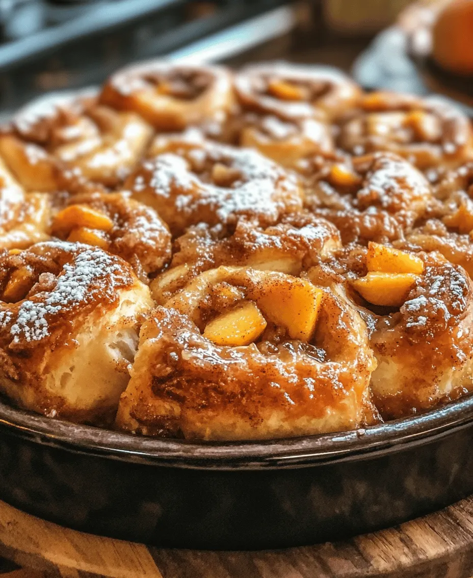 Imagine waking up to the enticing aroma of freshly baked Peach Cobbler Cinnamon Rolls wafting through your home. This delightful recipe combines the warm, gooey goodness of peach cobbler with the soft, fluffy texture of cinnamon rolls, offering a unique twist on two beloved desserts. Whether you're hosting a family gathering or simply treating yourself on a cozy weekend morning, these rolls provide a comforting and joyful experience that brings people together around the breakfast table.