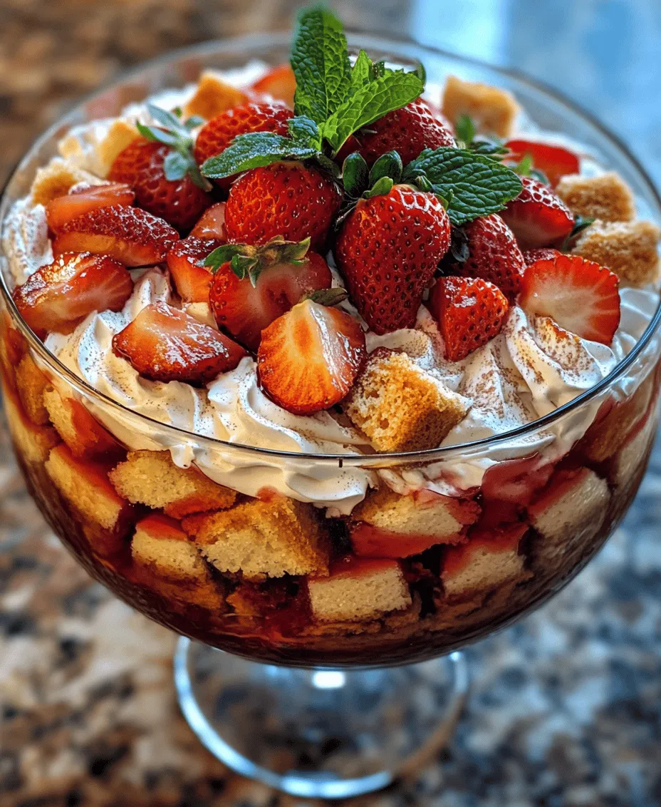 Trifle has a rich history that dates back to the 16th century in England. Originally, it was a simple dish made from a mixture of bread, cream, and sugar, often flavored with spices and wine. Over the centuries, the recipe has evolved significantly, incorporating various layers of flavor and texture. The modern trifle we recognize today typically features a combination of sponge cake or ladyfingers, custard, fruit, and whipped cream, all beautifully layered in a glass dish to showcase its vibrant colors.