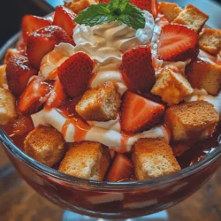 Strawberry Bliss Trifle: A Refreshing Layered Delight