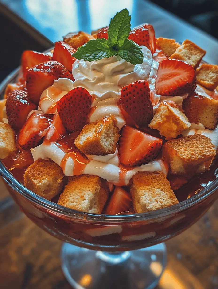 Strawberry Bliss Trifle: A Refreshing Layered Delight