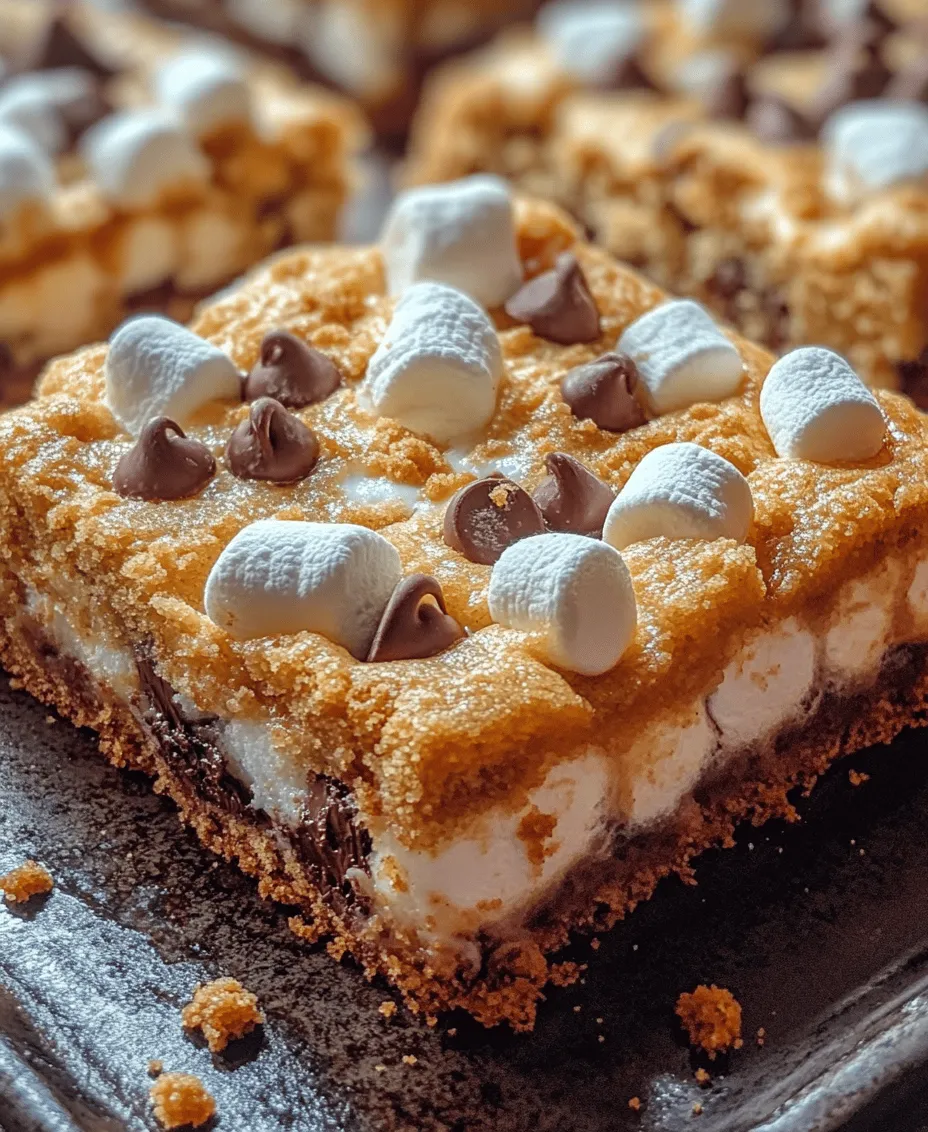 Discover the delightful combination of flavors in S'more Cookie Bars, a unique twist on the classic campfire treat. These cookie bars encapsulate the essence of s'mores with rich chocolate, gooey marshmallows, and the unmistakable crunch of graham crackers, all baked into one delicious dessert. Ideal for gatherings, parties, or a sweet indulgence at home, this recipe is sure to please your friends and family. We will walk you through the ingredients, step-by-step preparation, and provide insights into making these bars a standout addition to your dessert repertoire.