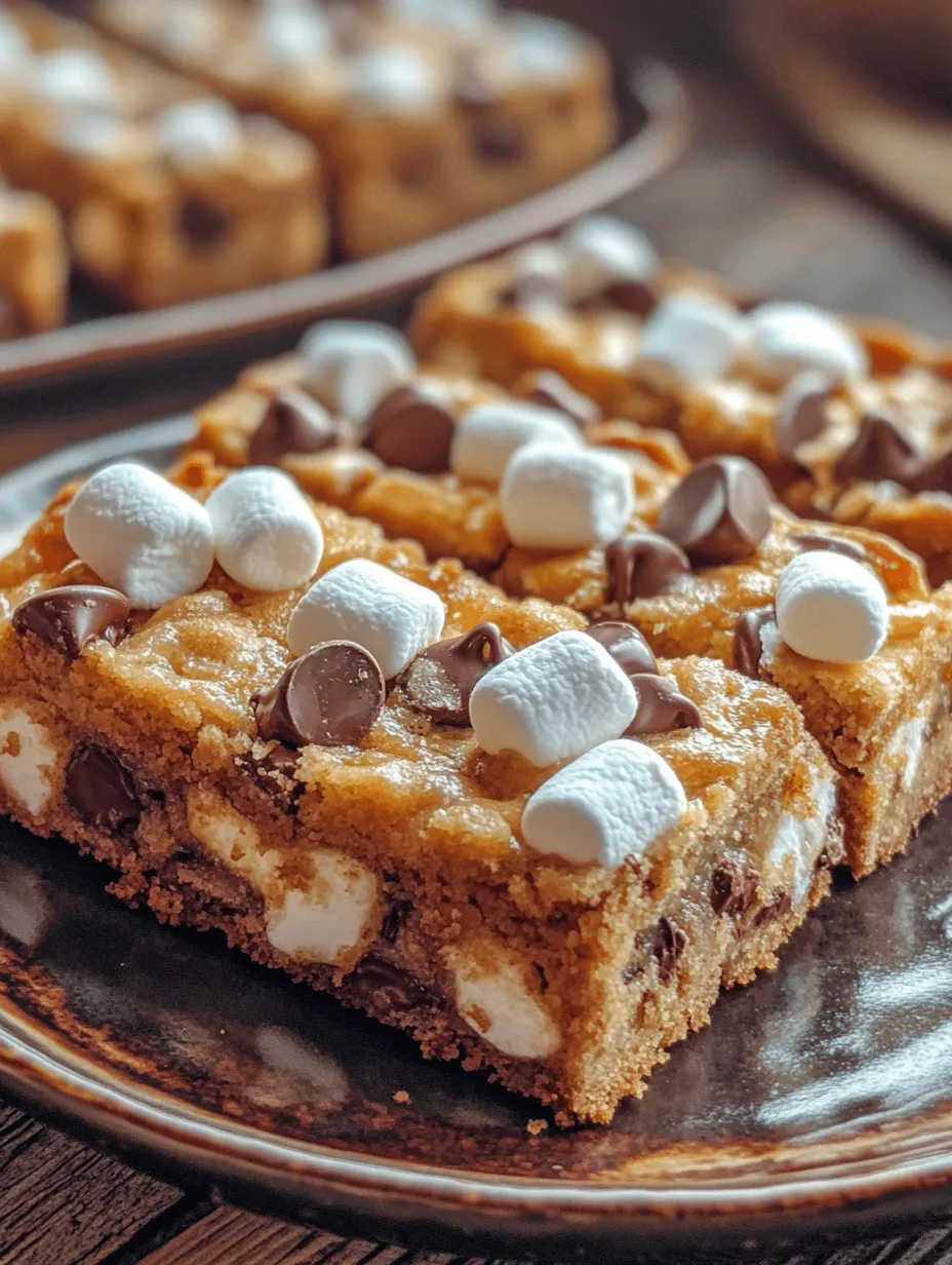 Discover the delightful combination of flavors in S'more Cookie Bars, a unique twist on the classic campfire treat. These cookie bars encapsulate the essence of s'mores with rich chocolate, gooey marshmallows, and the unmistakable crunch of graham crackers, all baked into one delicious dessert. Ideal for gatherings, parties, or a sweet indulgence at home, this recipe is sure to please your friends and family. We will walk you through the ingredients, step-by-step preparation, and provide insights into making these bars a standout addition to your dessert repertoire.