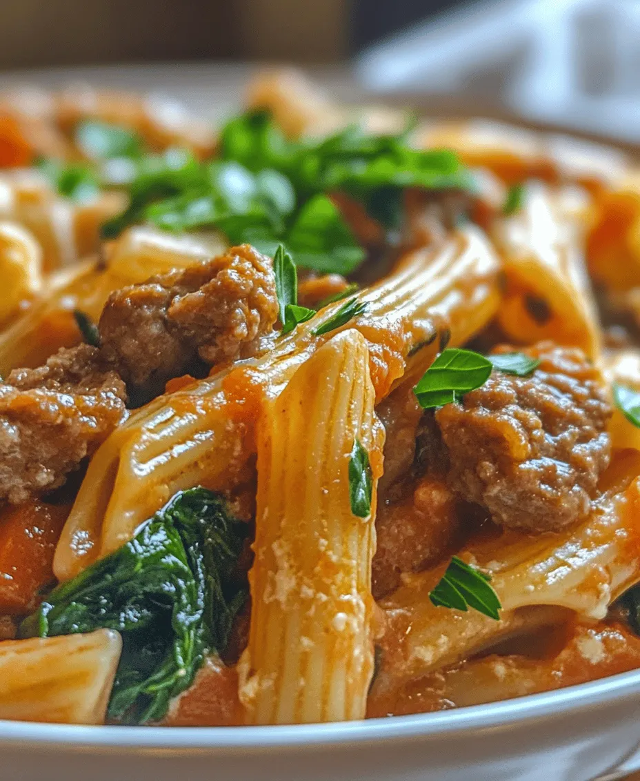 In the world of comfort food, few dishes can rival the rich and satisfying experience of a creamy pasta dish. Hearty One-Pan Creamy Penne with Spinach and Italian Sausage is a delightful combination of textures and flavors that promises to warm your heart and fill your stomach. This dish is not only delicious but also incredibly versatile, making it suitable for various occasions—from weeknight dinners to gatherings with friends and family.