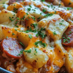 Discover the comforting flavors of Eastern European cuisine with our Slow-Cooked Pierogi Casserole with Kielbasa Delight. This hearty dish combines soft, cheesy pierogies, savory kielbasa, and tangy sauerkraut, all enveloped in a creamy, flavorful sauce. Ideal for busy families or anyone seeking a warm, satisfying meal, this recipe highlights the ease of slow cooking while delivering a delightful culinary experience.