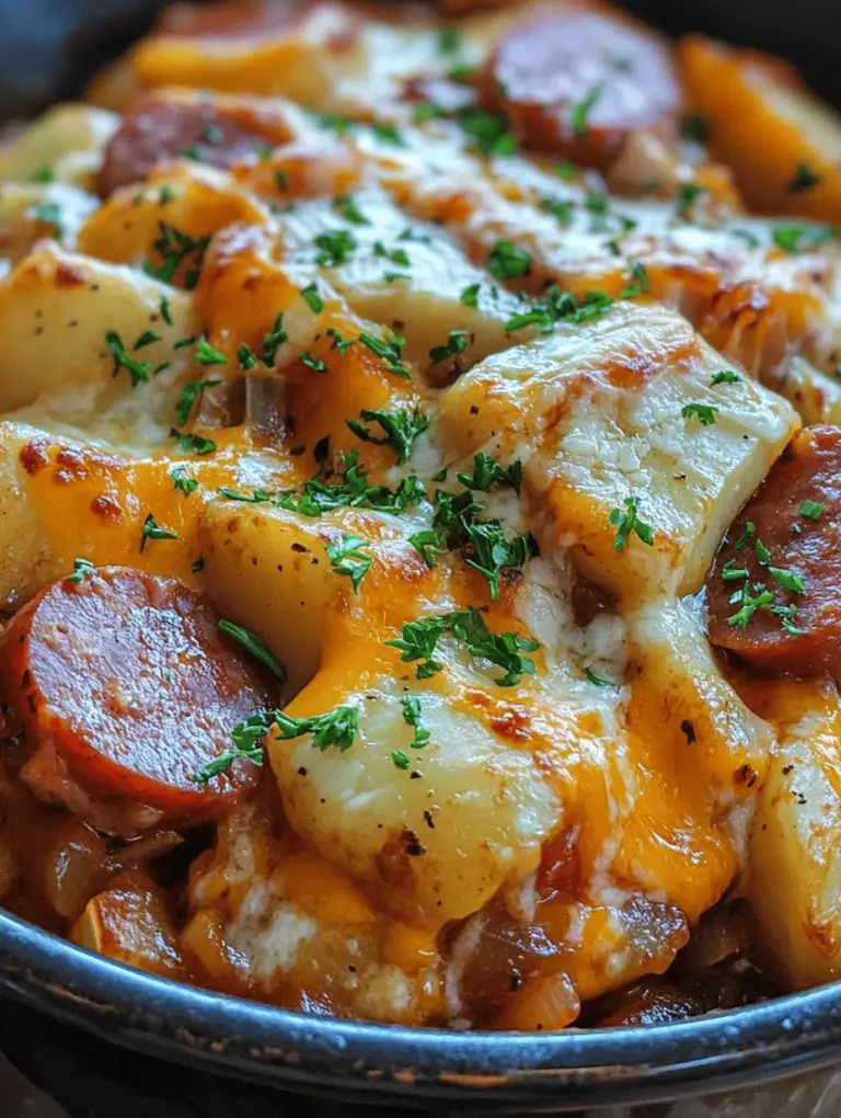 Discover the comforting flavors of Eastern European cuisine with our Slow-Cooked Pierogi Casserole with Kielbasa Delight. This hearty dish combines soft, cheesy pierogies, savory kielbasa, and tangy sauerkraut, all enveloped in a creamy, flavorful sauce. Ideal for busy families or anyone seeking a warm, satisfying meal, this recipe highlights the ease of slow cooking while delivering a delightful culinary experience.