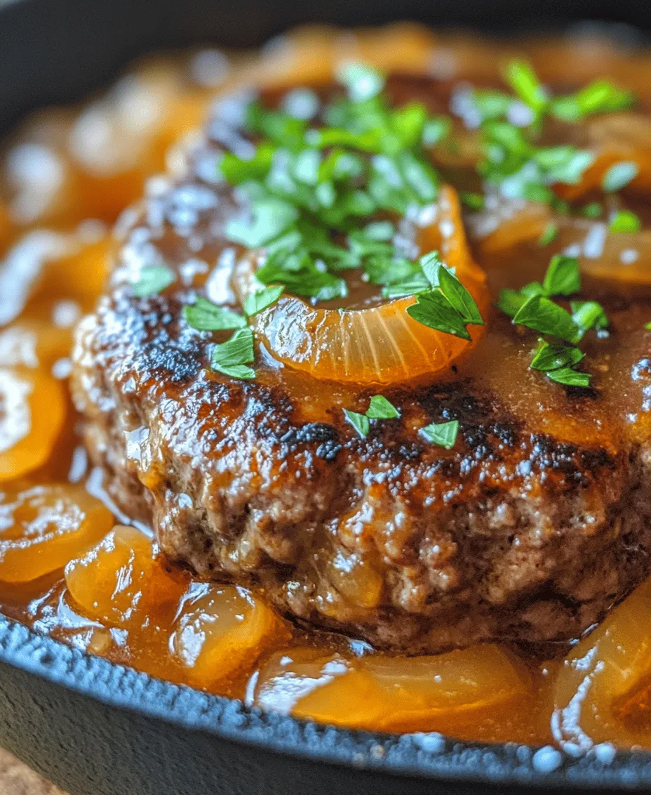 When it comes to comfort food, few dishes evoke the same sense of warmth and satisfaction as Hamburger Steak with Onion Gravy. This classic dish, often associated with hearty family meals and nostalgic gatherings, features juicy beef patties smothered in a rich, savory gravy that can make even the coldest day feel a little bit warmer. Perfectly seasoned and cooked to perfection, Hamburger Steak is more than just a meal; it's a comforting experience that brings people together.