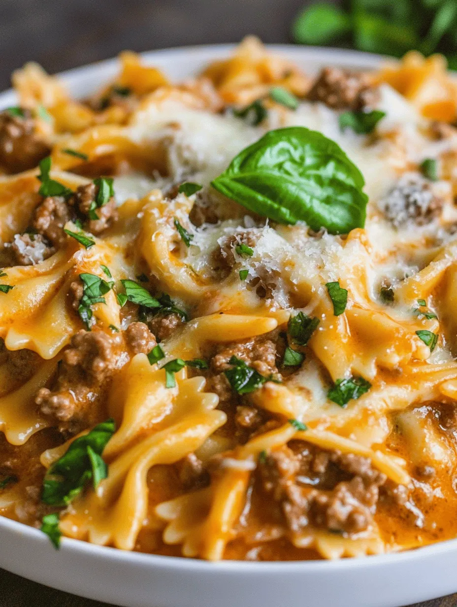 When it comes to wholesome, satisfying meals, few dishes can compete with the comforting embrace of creamy pasta. The combination of tender bowtie pasta enveloped in a rich and savory sauce, paired with flavorful ground beef, creates a dish that is not only delightful to the taste buds but also incredibly fulfilling. This Creamy Beef and Bowtie Pasta Delight is an ideal choice for busy weeknights or family gatherings, as it can be prepared quickly without compromising on flavor.