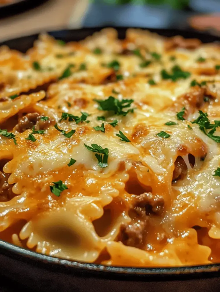 To create the perfect cheesy beef and bowtie pasta dish, it’s essential to understand the foundational ingredients. Each component plays a significant role in bringing this meal to life, contributing not only to the flavor but also to the overall texture and satisfaction of the dish.