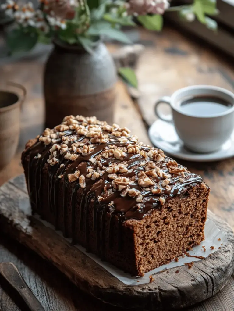 If you are a coffee lover, then imagine savoring the rich aroma and flavor of coffee, all wrapped up in a tender, moist loaf cake. The Coffee Loaf Cake with Walnuts and Rich Espresso Glaze is the perfect treat for those lazy Sunday mornings or afternoon tea breaks. This delightful cake strikes a beautiful balance between the robust notes of coffee, the earthiness of walnuts, and the sweetness of a luscious espresso glaze. Each bite invites you to indulge, making it not just a dessert, but a comforting experience that warms your soul.