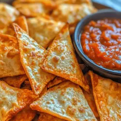 Creating delicious snacks at home can be a rewarding and enjoyable experience, especially when the recipe is simple and quick. One such delightful recipe is for crispy pizza chips that bring the joy of pizza into a fun, handheld treat. With just two ingredients—tortillas and pizza sauce—you can whip up a batch of these tasty chips in less than 15 minutes. This article will delve into the recipe, explore its versatility, and highlight the benefits of making your own snacks at home.