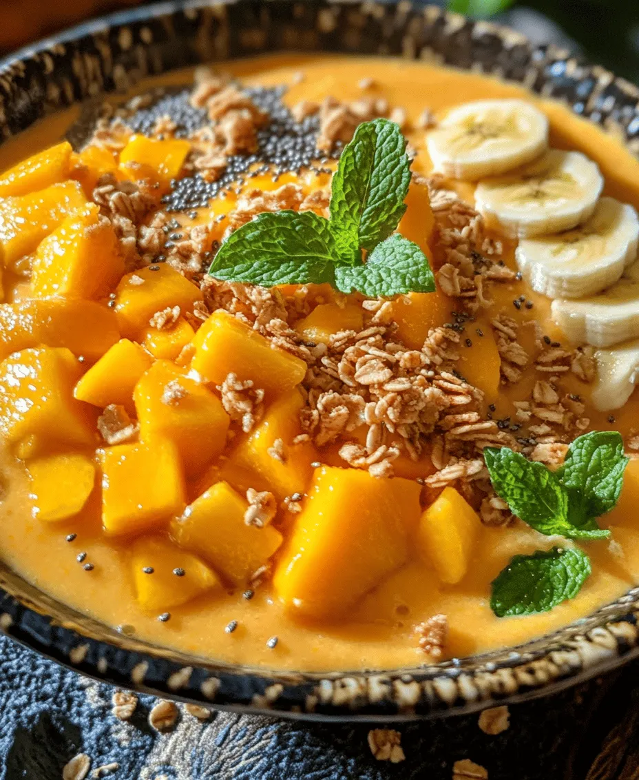 To make the best Creamy Mango Smoothie Bowl, it’s essential to understand the role of each ingredient and how they contribute to the flavor, texture, and nutritional value of the dish.