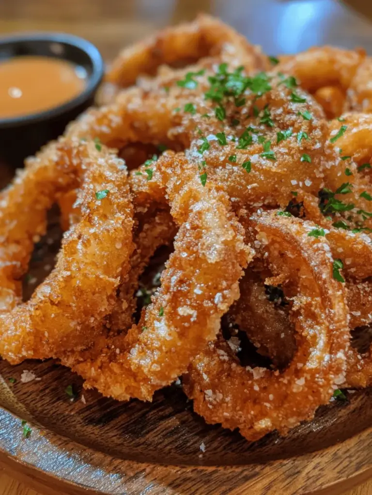 Onion rings are a classic snack and side dish that has captured the hearts and taste buds of food lovers around the world. Whether served alongside a juicy burger or as a standalone treat, these crispy delights offer a satisfying crunch that is hard to resist. The allure of crispy, homemade onion rings lies not just in their taste but also in the joy of preparing them from scratch. With every bite, you experience the perfect blend of sweetness from the onions and the satisfying crunch of a well-fried batter.