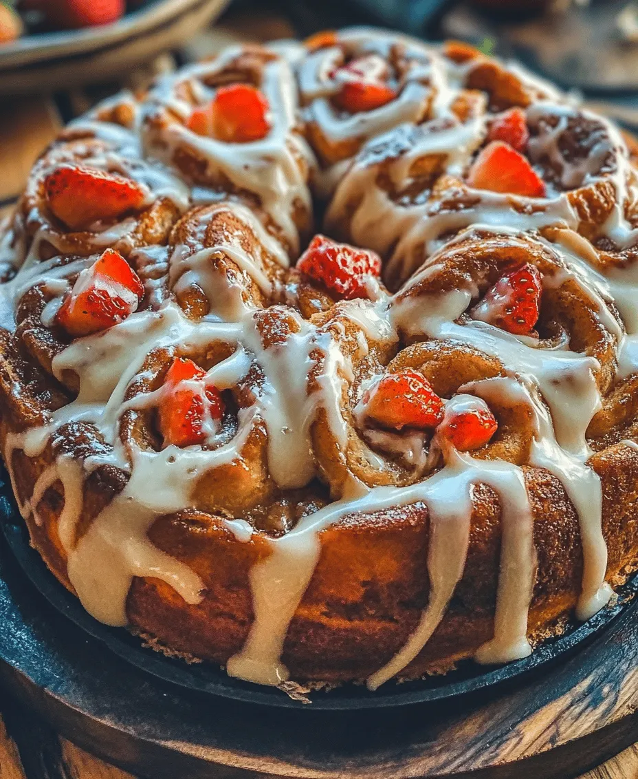 Imagine waking up to the enticing aroma of freshly baked cinnamon rolls, but with a delightful twist that takes them to a whole new level of indulgence. Introducing Strawberry Cheesecake Cinnamon Rolls, a scrumptious fusion that combines the classic flavors of cinnamon rolls with the creamy richness of cheesecake and the refreshing taste of strawberries. This unique recipe promises to be a crowd-pleaser, making it the perfect treat for family breakfasts, brunch gatherings, or even as a delightful dessert after dinner.