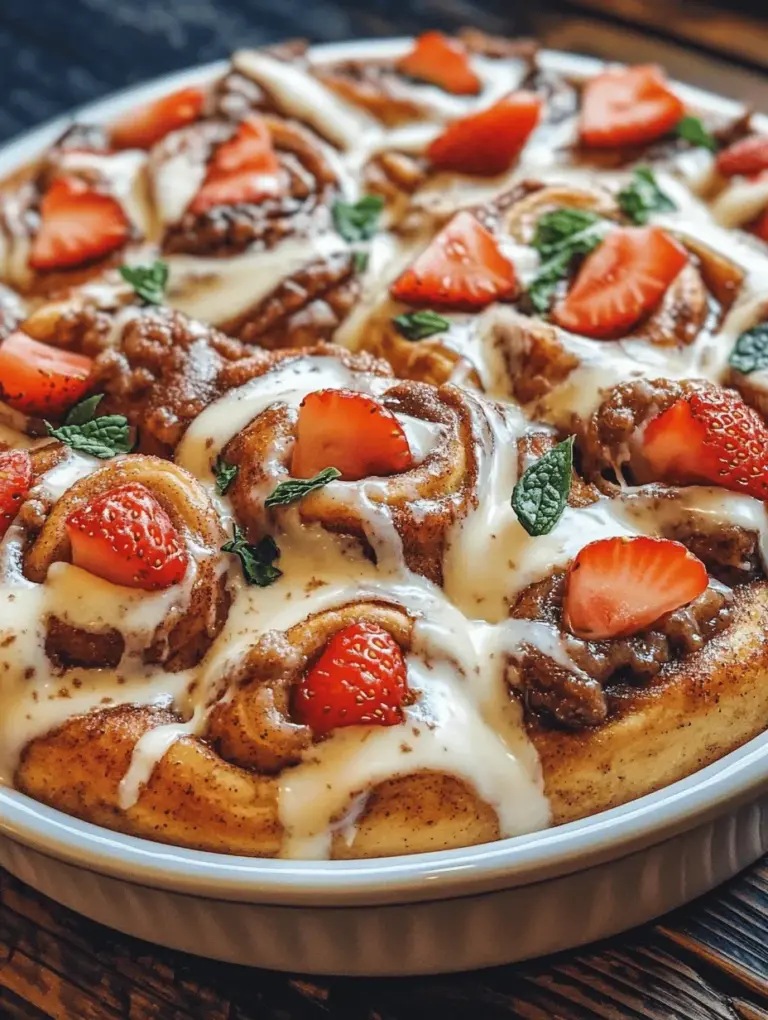 Imagine waking up to the enticing aroma of freshly baked cinnamon rolls, but with a delightful twist that takes them to a whole new level of indulgence. Introducing Strawberry Cheesecake Cinnamon Rolls, a scrumptious fusion that combines the classic flavors of cinnamon rolls with the creamy richness of cheesecake and the refreshing taste of strawberries. This unique recipe promises to be a crowd-pleaser, making it the perfect treat for family breakfasts, brunch gatherings, or even as a delightful dessert after dinner.