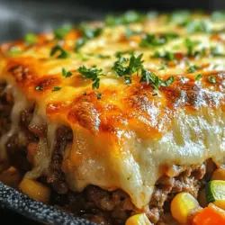 When it comes to comfort food, few dishes can rival the rich flavors and satisfying textures of a Cheesy Loaded Meatloaf Casserole with Vegetables. This delightful dish takes the classic meatloaf, a staple in many households, and elevates it into a vibrant casserole that appeals to all ages. Imagine a hearty blend of seasoned ground beef, fresh vegetables, and gooey cheese, all baked together to perfection. The result is a mouthwatering meal that promises to be a hit at the dining table, even with the pickiest of eaters.