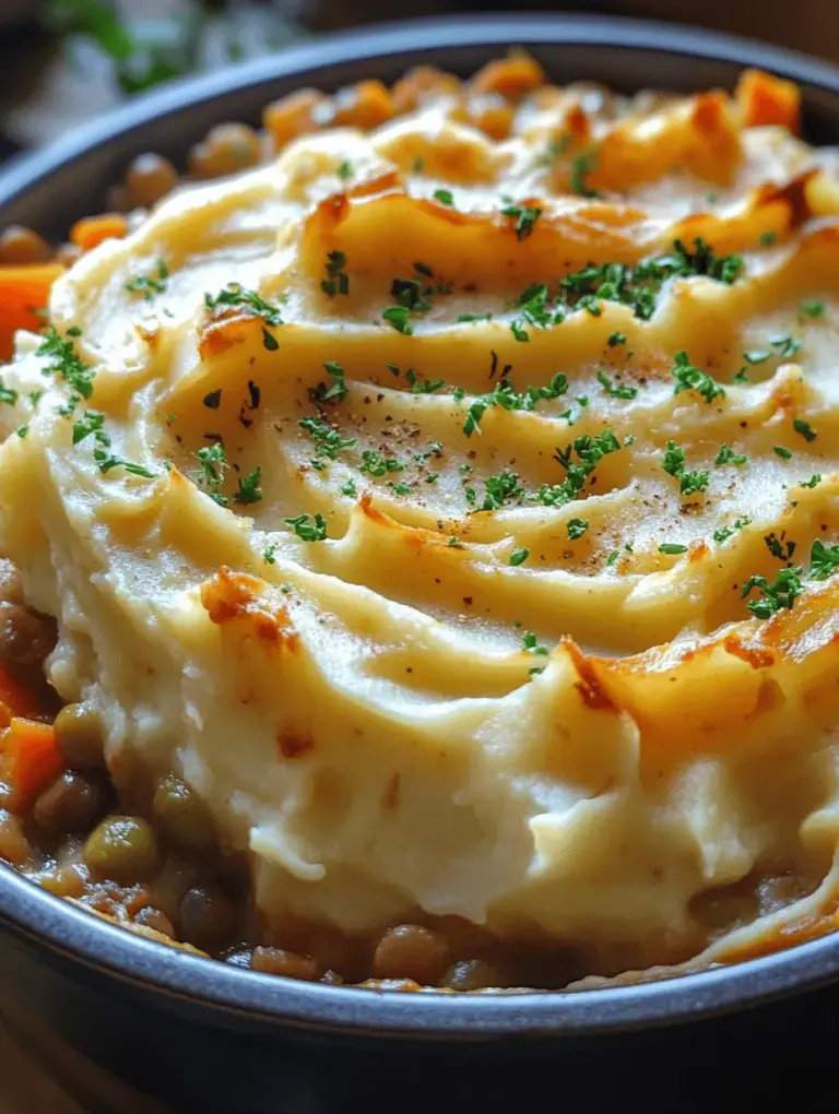 Shepherd's Pie is a beloved dish that has warmed the hearts and stomachs of many for generations. Traditionally made with minced meat, this comforting casserole has seen many adaptations over the years, including a delightful vegetarian twist that appeals to a broader audience. Enter the Savory Vegetarian Lentil Shepherd’s Pie—a wholesome, nutritious, and fulfilling dish that not only satisfies hunger but also invites you to explore the rich flavors of plant-based ingredients.