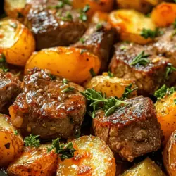 If you’re looking for a dish that effortlessly combines savory flavors and hearty textures, look no further than the Garlic Butter Steak and Potatoes Skillet. This one-pan meal is not only delicious but also incredibly easy to prepare, making it a perfect choice for busy weeknight dinners. Imagine tender, juicy steak paired with golden-brown potatoes, all enveloped in a rich garlic butter sauce. It’s a meal that feels indulgent yet can be whipped up in under an hour, ensuring that you can enjoy a restaurant-quality dinner right in the comfort of your home.