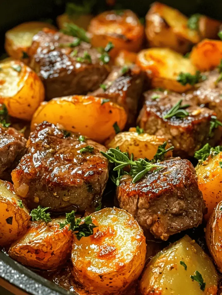 If you’re looking for a dish that effortlessly combines savory flavors and hearty textures, look no further than the Garlic Butter Steak and Potatoes Skillet. This one-pan meal is not only delicious but also incredibly easy to prepare, making it a perfect choice for busy weeknight dinners. Imagine tender, juicy steak paired with golden-brown potatoes, all enveloped in a rich garlic butter sauce. It’s a meal that feels indulgent yet can be whipped up in under an hour, ensuring that you can enjoy a restaurant-quality dinner right in the comfort of your home.