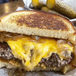 The classic patty melt is not just a sandwich; it’s a culinary embrace, a delightful combination of juicy beef, melted cheese, and the sweet notes of caramelized onions, all nestled between two slices of crispy, toasted bread. This iconic American dish has captured the hearts (and appetites) of many, becoming a staple in diners and homes alike. Whether enjoyed as a late-night snack or a hearty lunch, the patty melt promises a comforting experience that resonates with the soul.