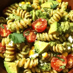 If you’re searching for a dish that perfectly balances nutrition and flavor, look no further than Avocado Delight Pasta Salad. This vibrant salad combines the creamy richness of avocados with the satisfying texture of whole wheat pasta, making it a delightful addition to any meal. Whether served as a refreshing side or a light main course, this pasta salad is sure to impress.