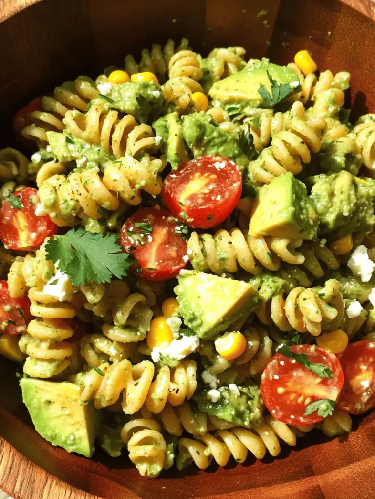 If you’re searching for a dish that perfectly balances nutrition and flavor, look no further than Avocado Delight Pasta Salad. This vibrant salad combines the creamy richness of avocados with the satisfying texture of whole wheat pasta, making it a delightful addition to any meal. Whether served as a refreshing side or a light main course, this pasta salad is sure to impress.