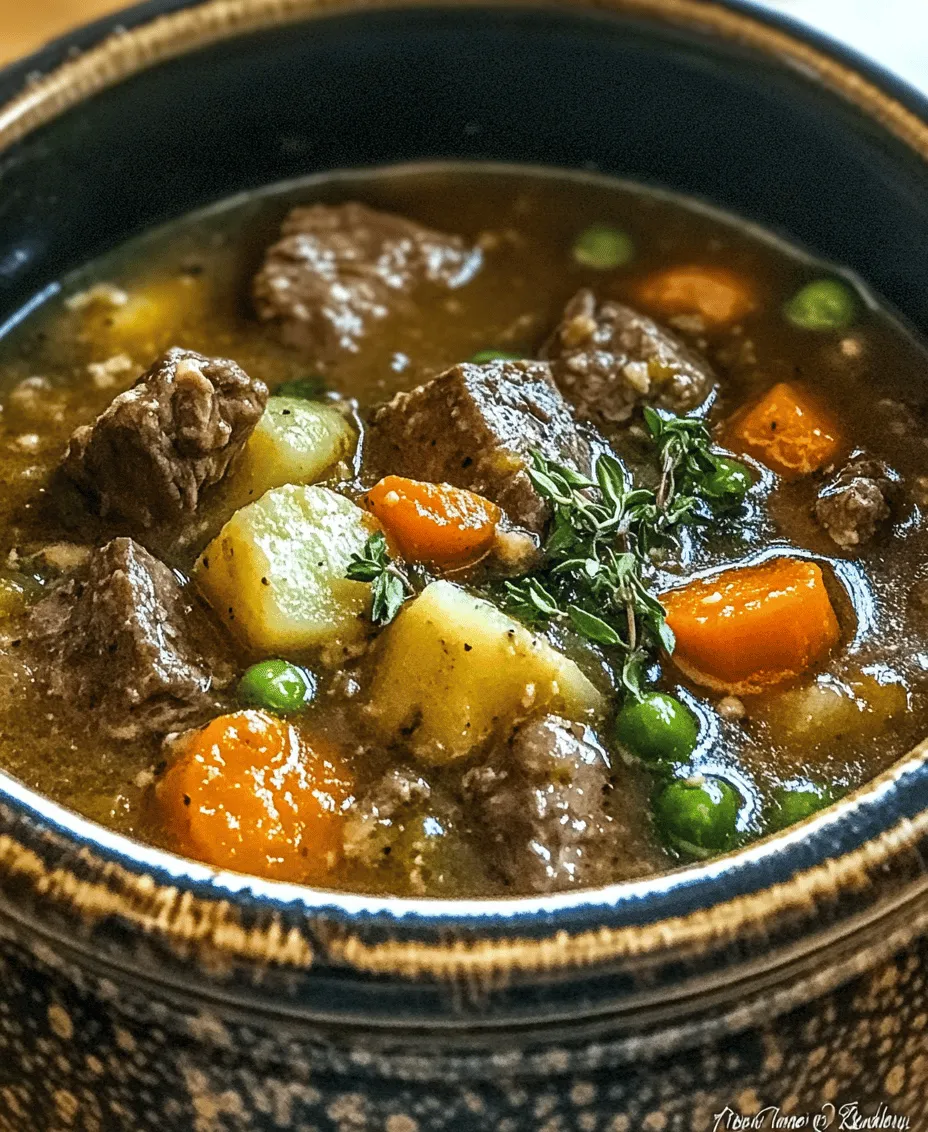 One of the standout features of this recipe is the use of a crock pot, a kitchen appliance that has transformed the way we prepare hearty dishes. Slow cooking has numerous advantages, especially when it comes to stews. The crock pot allows for low and slow cooking, where tough cuts of meat, like beef chuck roast, become tender and flavorful over several hours.