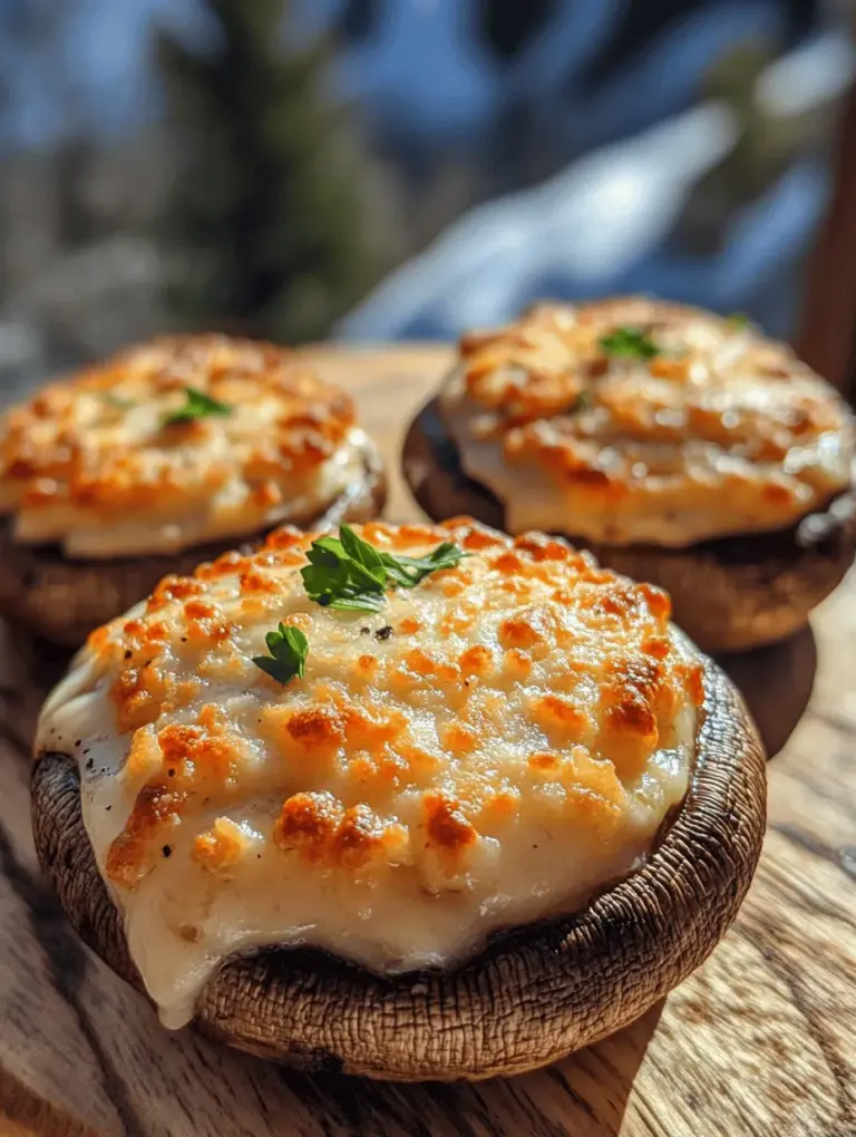 When it comes to appetizers that captivate the palate and elevate any gathering, Cheesy Bliss: White Cheddar Stuffed Mushrooms stand out as a delightful choice. This dish, rich with the creamy goodness of white cheddar and aromatic garlic, is a savory delight that appeals to both cheese lovers and mushroom enthusiasts alike. Whether you're preparing for a festive dinner party, a casual get-together, or a cozy night in with loved ones, these stuffed mushrooms are bound to impress your guests and satisfy your cravings.