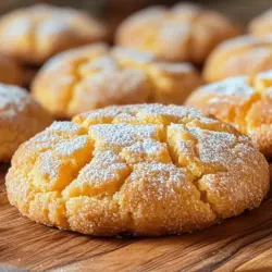 To create the perfect Zesty Lemon Crinkle Cookies, it is essential to understand the role that each ingredient plays in achieving the desired flavor and texture. Here’s a closer look at the key components of this delightful recipe.