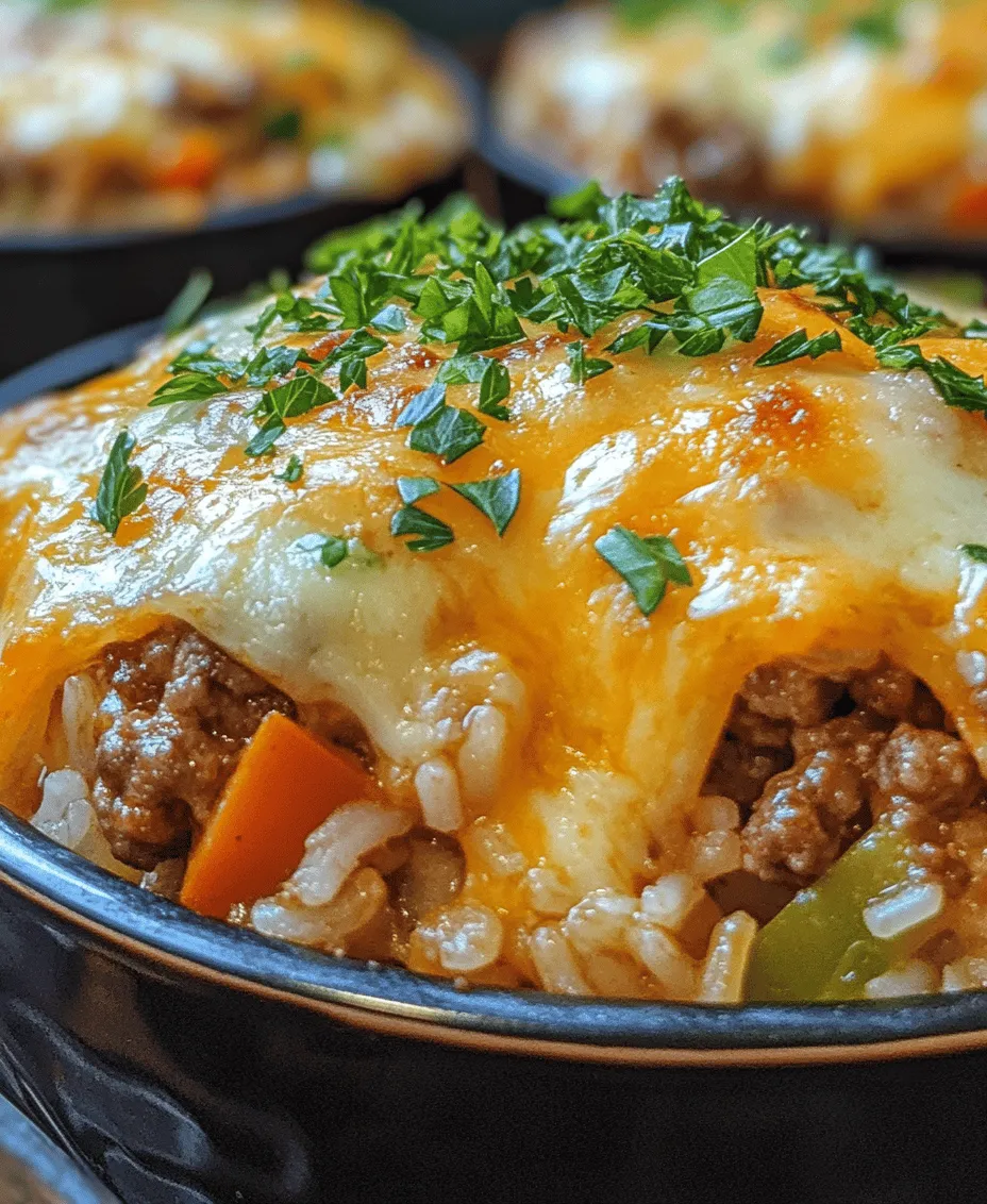 When it comes to comfort food, few dishes can compete with the heartwarming allure of a savory cheesy hamburger rice casserole. This delightful dish combines the rich flavors of ground beef, an array of spices, and melty cheese, all nestled together with fluffy rice for a satisfying meal that warms both heart and soul. Not only is this casserole a delicious choice for family dinners, but it also embodies the essence of home-cooked meals that bring everyone together around the table.