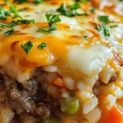 When it comes to comfort food, few dishes can compete with the heartwarming allure of a savory cheesy hamburger rice casserole. This delightful dish combines the rich flavors of ground beef, an array of spices, and melty cheese, all nestled together with fluffy rice for a satisfying meal that warms both heart and soul. Not only is this casserole a delicious choice for family dinners, but it also embodies the essence of home-cooked meals that bring everyone together around the table.