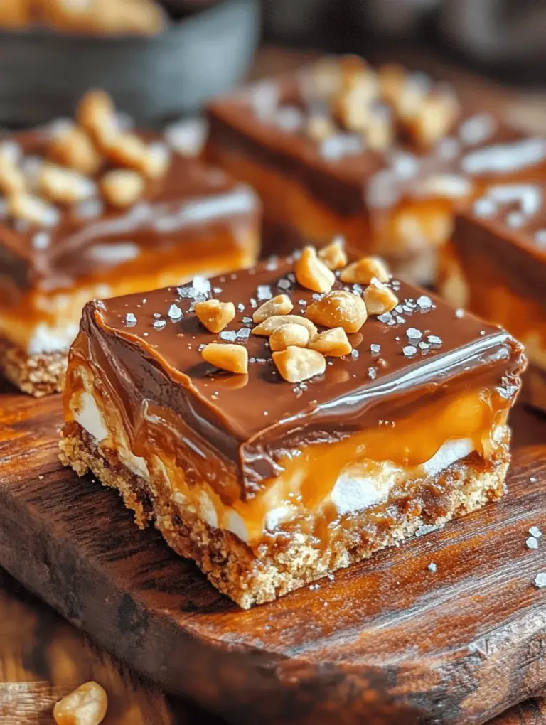 Indulging in a sweet treat can bring joy to any day, and what better way to satisfy your sweet tooth than with Decadent Caramel Chocolate Crunch Bars? These bars combine the rich flavors of chocolate and caramel with a crunchy base, making them a perfect dessert for gatherings, parties, or a delightful snack at home. Imagine biting into a bar where the smooth, gooey caramel contrasts beautifully with a crispy texture and a luscious chocolate topping — it's a heavenly experience that’s hard to resist.