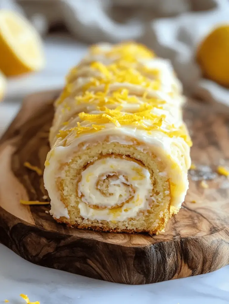 If you're on the hunt for a dessert that embodies the essence of sunshine and joy, look no further than the Zesty Lemon Dream Roll Cake. This delightful treat combines the bright, refreshing flavors of lemon with a light and airy cake that rolls up beautifully, making it not just a feast for the palate but also a stunning centerpiece for any occasion. Whether you're celebrating a birthday, hosting a summer picnic, or simply indulging in a sweet afternoon treat, this roll cake is sure to impress your guests and satisfy your sweet cravings.