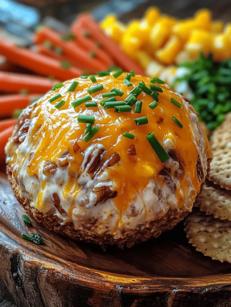 In the world of appetizers, few dishes are as crowd-pleasing and versatile as a cheese ball. This Creamy Irresistible Cheddar Ranch Cheese Ball is a delightful blend of rich and tangy flavors, perfect for any gathering or celebration. Whether you are hosting a festive holiday party, a summer barbecue, or simply enjoying a cozy evening with friends and family, this cheese ball stands out as an irresistible treat. Its creamy texture combined with a crunchy exterior makes it not only delicious but also visually appealing, promising to be a hit at parties, potlucks, or casual get-togethers.