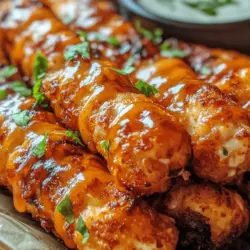 Buffalo chicken has long held a special place in American cuisine, known for its fiery flavor and satisfying heat. It's a staple in many households, especially during sporting events and social gatherings. The idea of combining this beloved dish with mozzarella sticks—a favorite comfort food—creates an irresistible snack that has gained popularity in homes and restaurants alike. The crispy exterior, creamy cheese, and spicy filling combine to create a unique taste experience that appeals to both adults and children, making it an excellent choice for family-friendly meals or party platters.