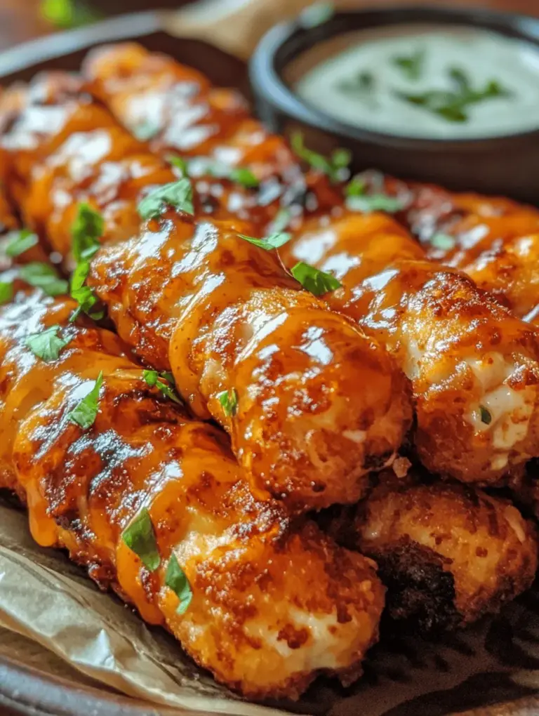 Buffalo chicken has long held a special place in American cuisine, known for its fiery flavor and satisfying heat. It's a staple in many households, especially during sporting events and social gatherings. The idea of combining this beloved dish with mozzarella sticks—a favorite comfort food—creates an irresistible snack that has gained popularity in homes and restaurants alike. The crispy exterior, creamy cheese, and spicy filling combine to create a unique taste experience that appeals to both adults and children, making it an excellent choice for family-friendly meals or party platters.