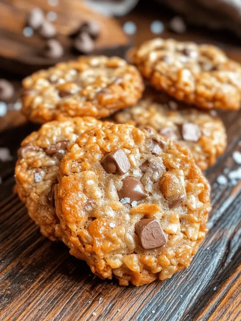 To create the ultimate Crunchy Chocolate Chip Rice Krispie Cookies, understanding the role of each ingredient is crucial. Here’s a closer look at the key components that come together to make these cookies a delightful treat.