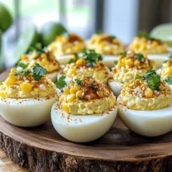 Delightful Mexican Street Corn Deviled Eggs: A Flavorful Twist On A 