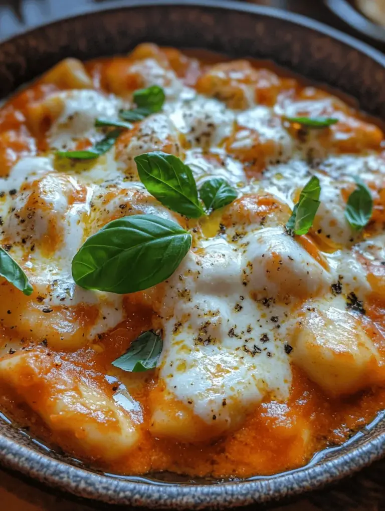 Are you ready to indulge in a culinary delight that perfectly balances comfort and sophistication? Creamy Tomato Gnocchi with Burrata is a dish that embodies the essence of Italian cuisine, offering a rich and satisfying experience that will tantalize your taste buds. This recipe is not just a meal; it’s a celebration of flavors—creamy, tangy, and fresh ingredients come together to create a symphony on your palate.