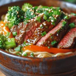 Beef & Broccoli Ramen Stir Fry is a delightful dish that showcases the vibrant flavors and textures found in traditional Asian cuisine. This dish has gained immense popularity for its quick preparation time, making it an ideal choice for busy weeknight dinners. The combination of tender beef, crisp broccoli, and savory ramen noodles creates a satisfying meal that is both comforting and nutritious.