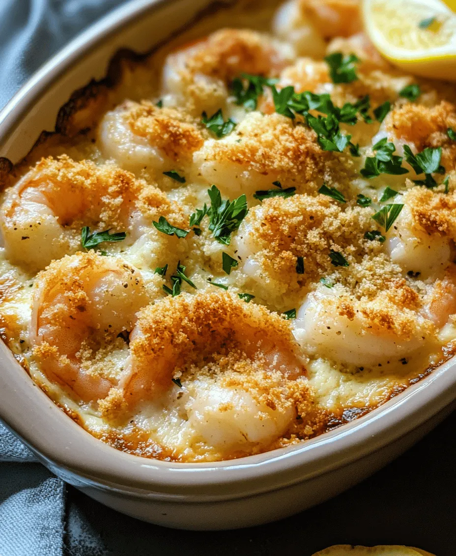 Delve into the world of exquisite seafood dishes with this Garlic Shrimp Gratin recipe. Perfect for a cozy dinner or an impressive gathering, this dish combines succulent shrimp with the rich flavors of garlic, creamy textures, and a crispy topping. Garlic Shrimp Gratin is not only a feast for the taste buds but also a visual delight, making it an ideal centerpiece for any meal. Whether you're a seasoned home cook or a culinary novice, this recipe is designed to be simple yet rewarding, allowing you to impress your guests with minimal effort.