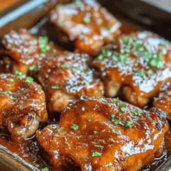 If you’re on the lookout for a quick and mouthwatering meal that will impress your family or guests without keeping you chained to the kitchen, then this 3-Ingredient Orange Marmalade BBQ Chicken recipe is just what you need! This dish perfectly marries the sweetness of orange marmalade with the smoky and savory notes of BBQ sauce, creating a unique flavor experience that elevates simple chicken thighs into a standout main course.