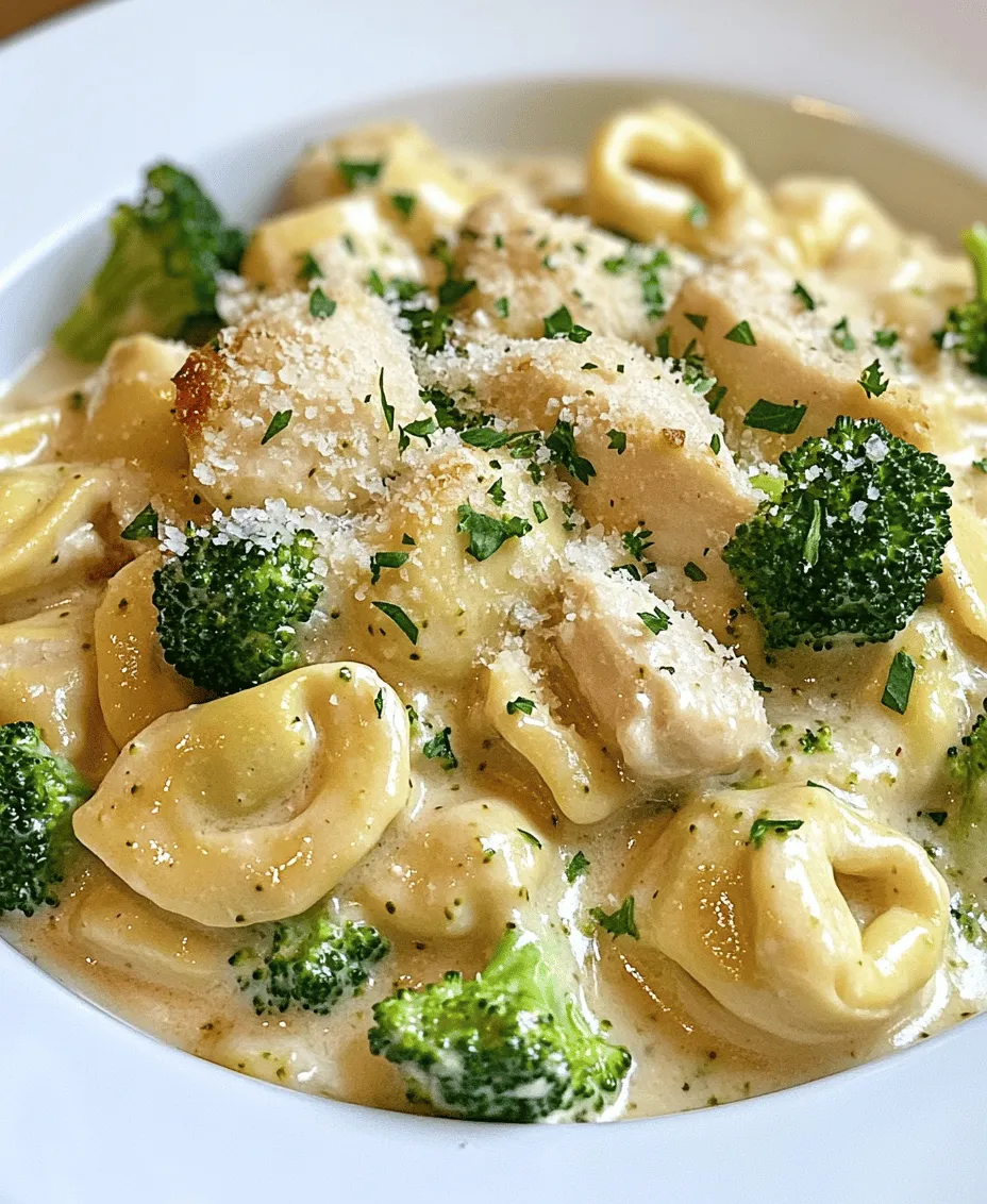 When it comes to weeknight dinners or special occasions, few dishes can rival the charm and comfort of Creamy Garlic Parmesan Tortellini with Chicken and Broccoli. This delightful meal brings together the rich, savory flavors of a creamy garlic sauce, tender pieces of chicken, and vibrant green broccoli, creating a harmonious balance that is sure to satisfy everyone at the table.